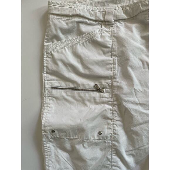 Lauren Ralph Lauren Shorts Women Size 16 100% Cotton Button Snap Drawstring - Picture 7 of 8